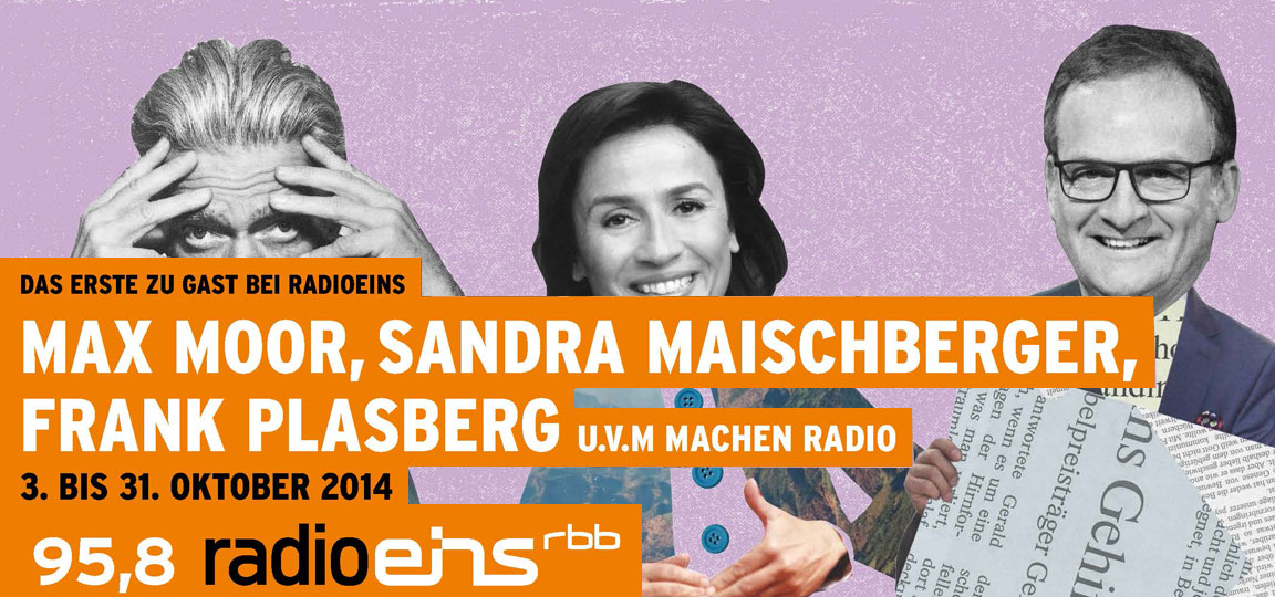 Das Erste zu Gast bei radioeins